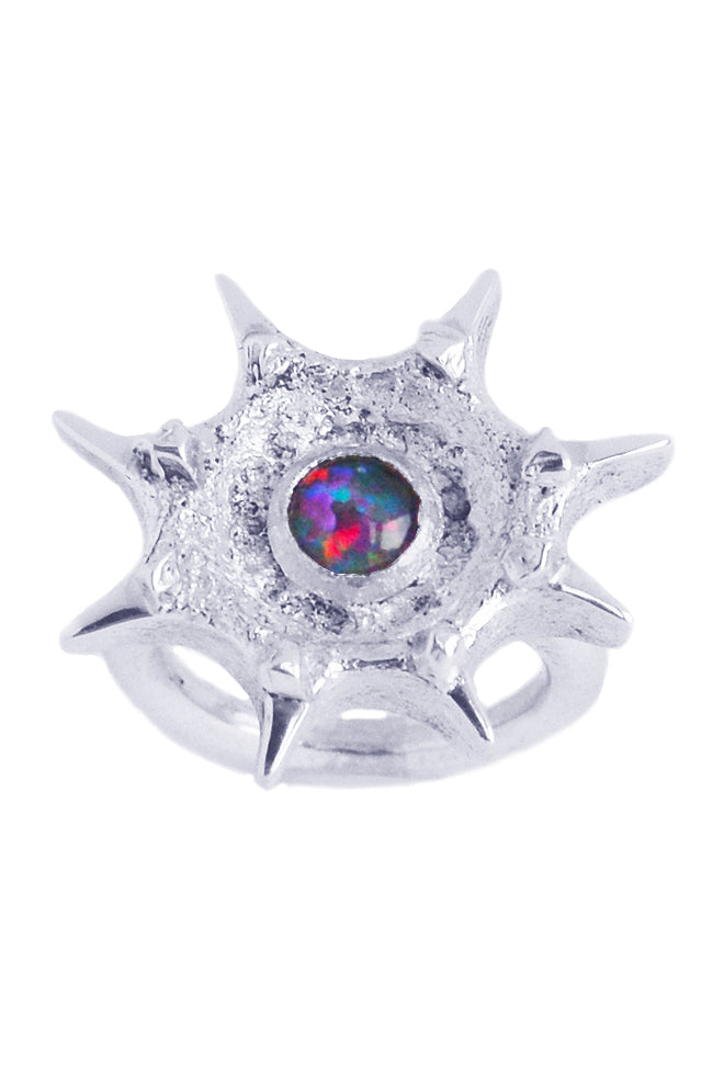 Nebula Ring with Opal