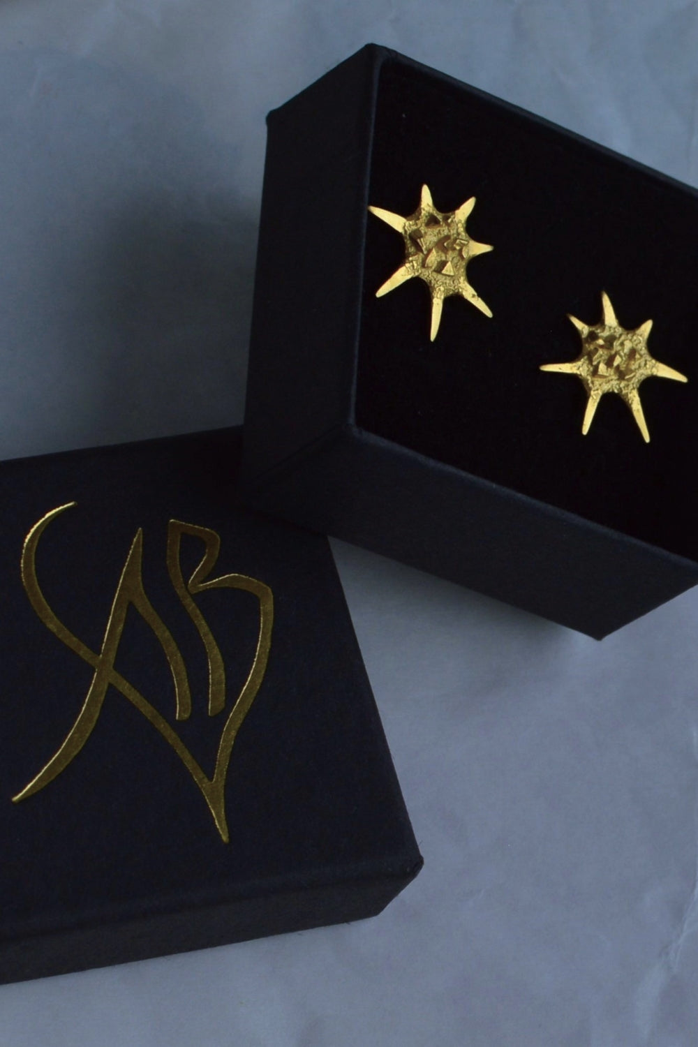 Star Earrings in Gold Vermeil