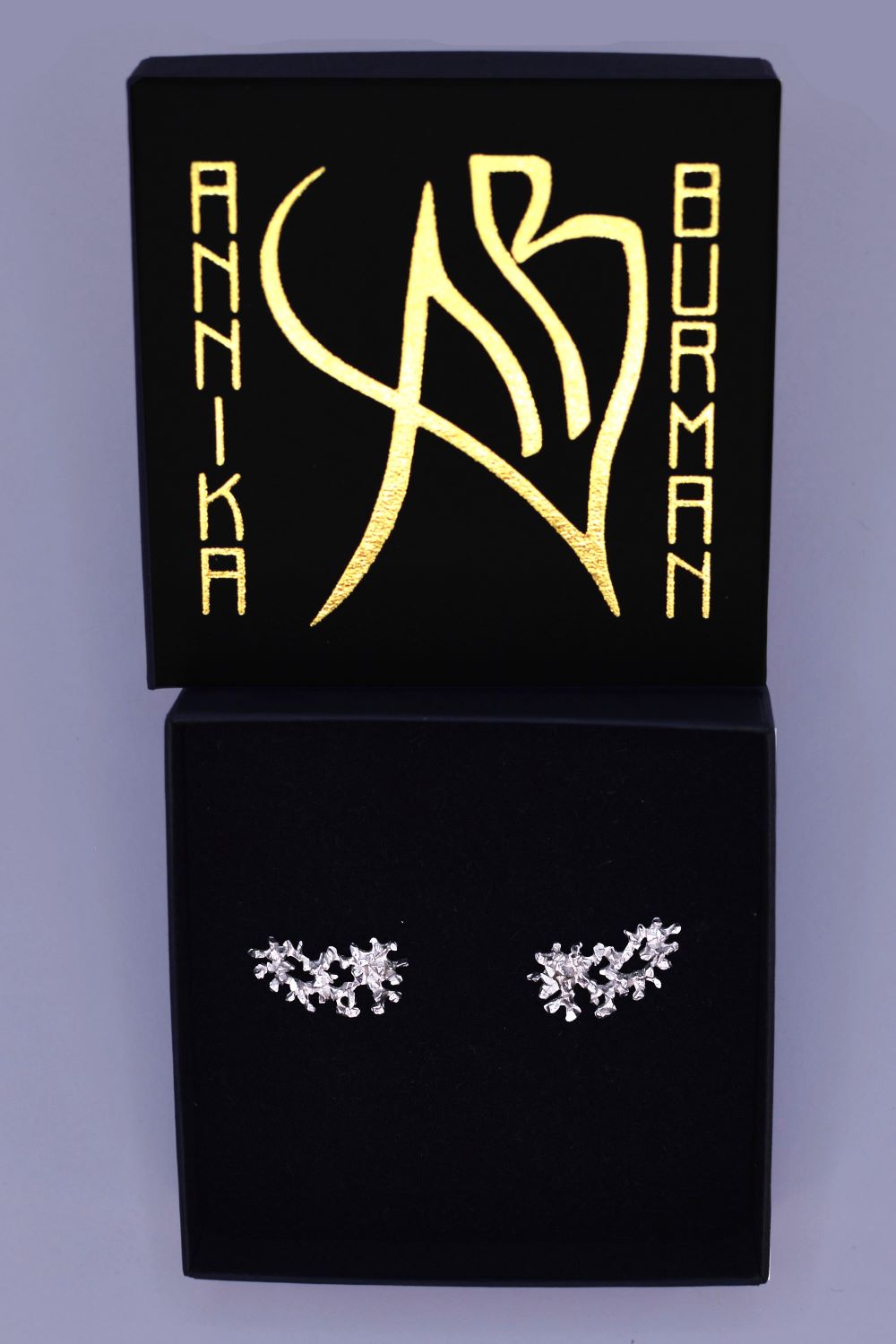 stardust silver earrings by Annika Burman