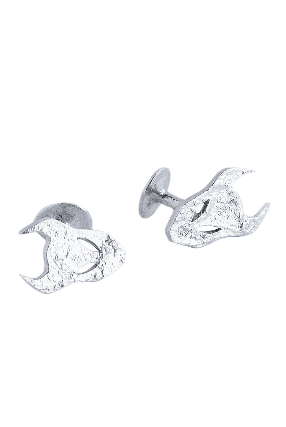 Demon Cufflinks in Silver