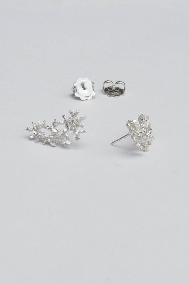 Stardust silver earrings by Annika Burman