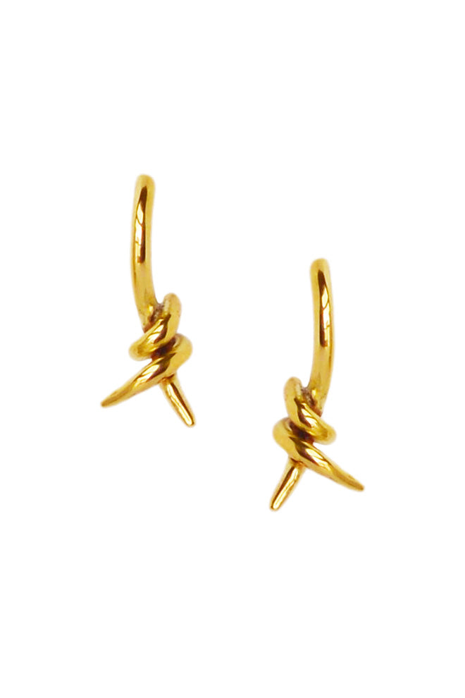 Trix gold earrings by Annika Burman