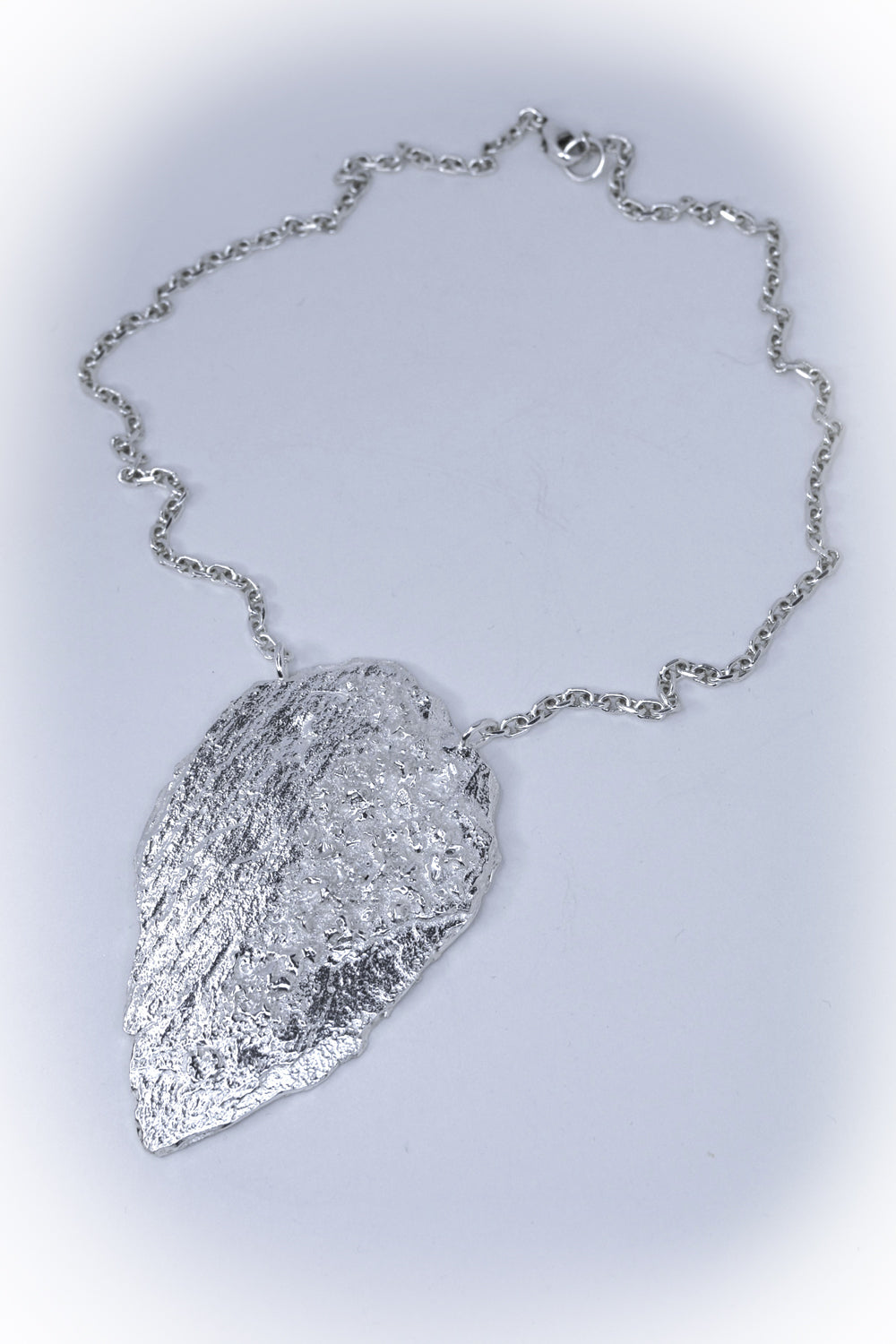 Flint large necklace in silver by Annika Burman
