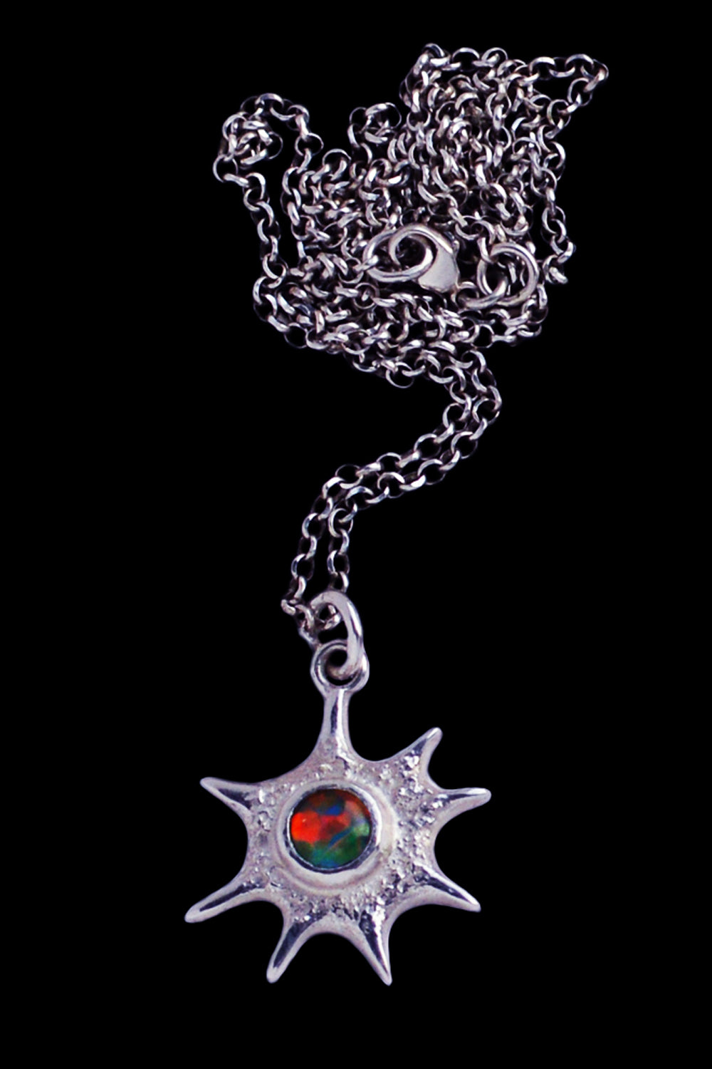Nebula Pendant with Opal
