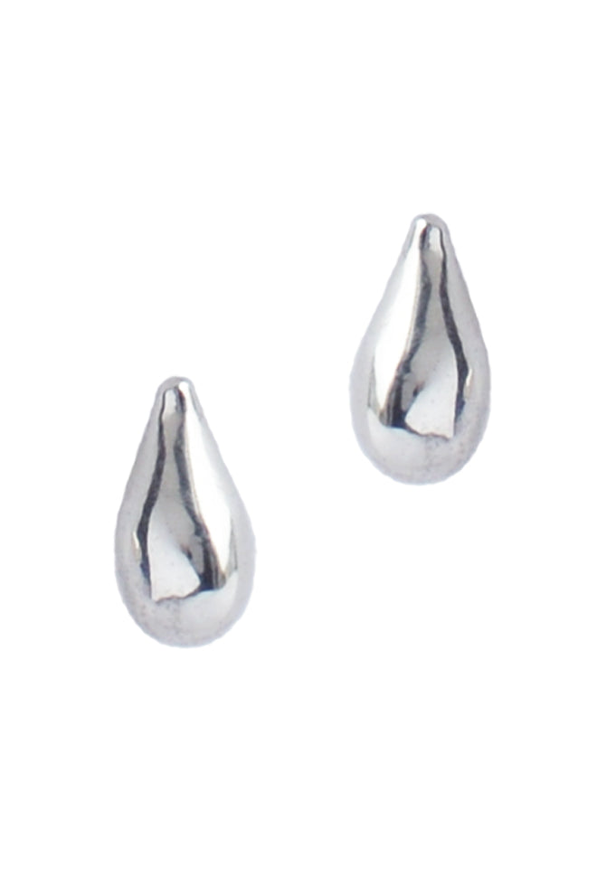 raindrop stud earrings in silver by Annika 
