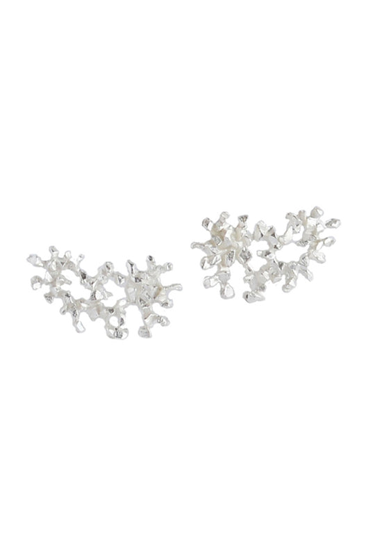 Stardust silver earrings by Annika Burman