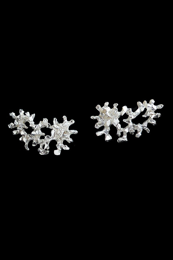 Stardust silver earrings by Annika Burman